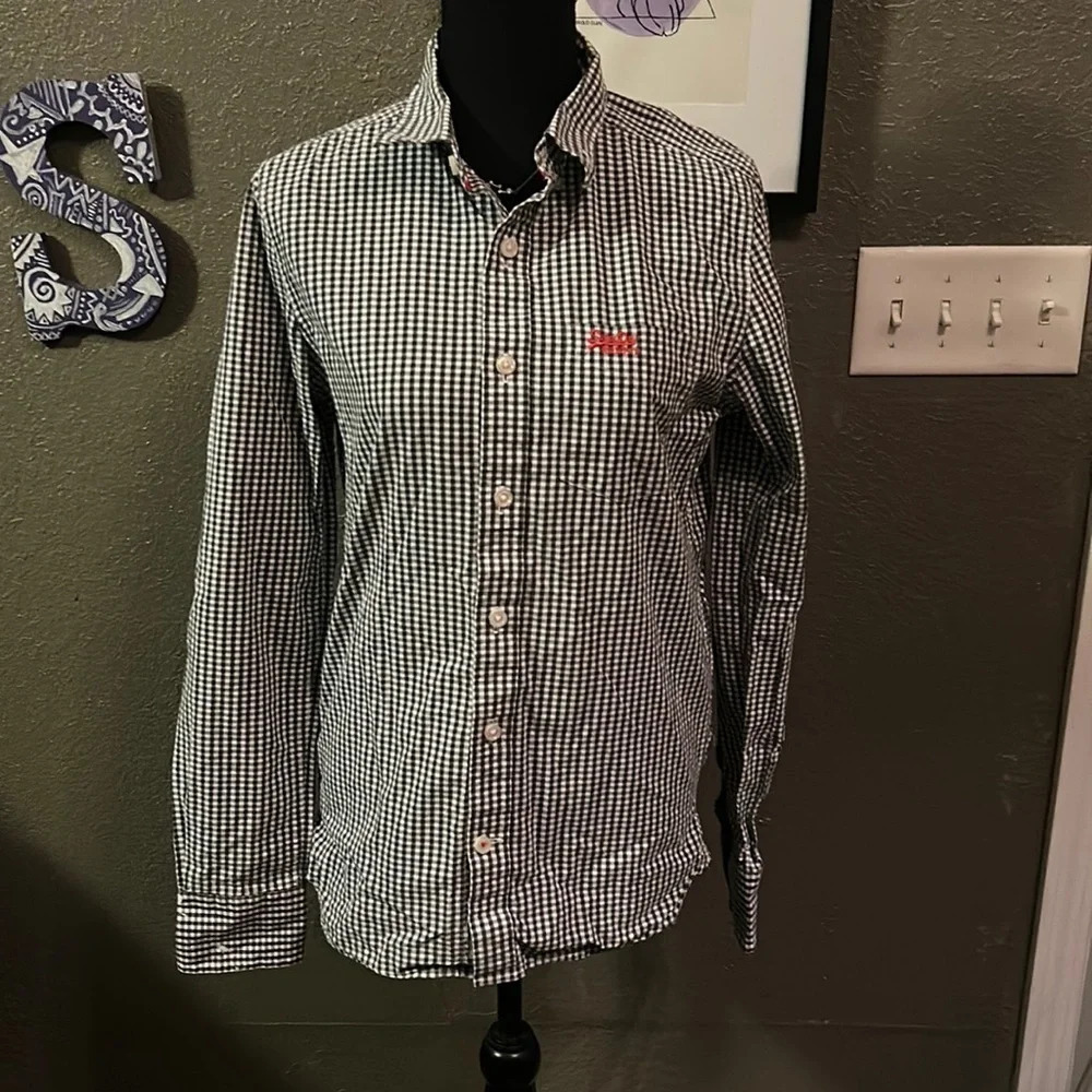 Blue Superdry Button Up